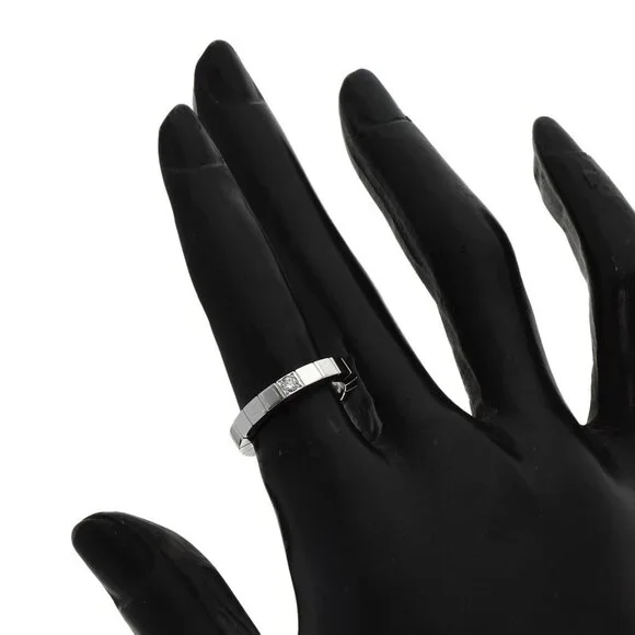 CARTIER 18k White Gold Diamond Lanier Ring - Picture 7 of 10